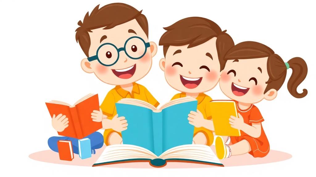 Các bé học tập vui vẻ tại Vibright